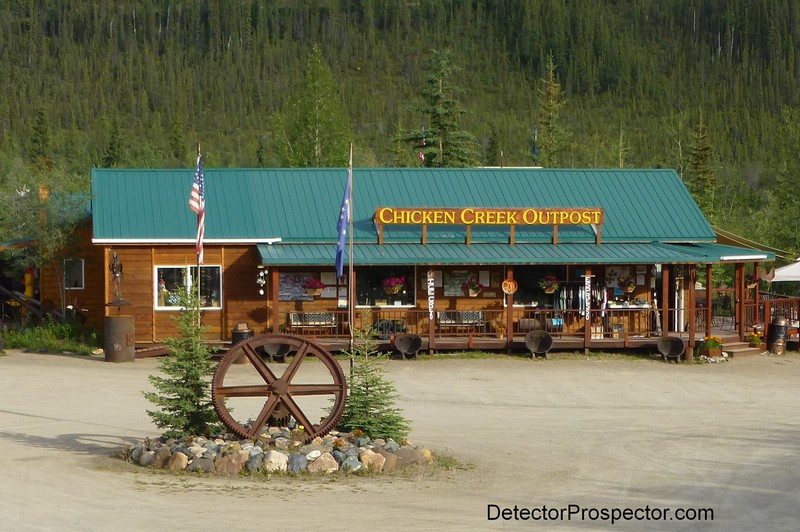 Main building at Chicken Creek Gold Camp